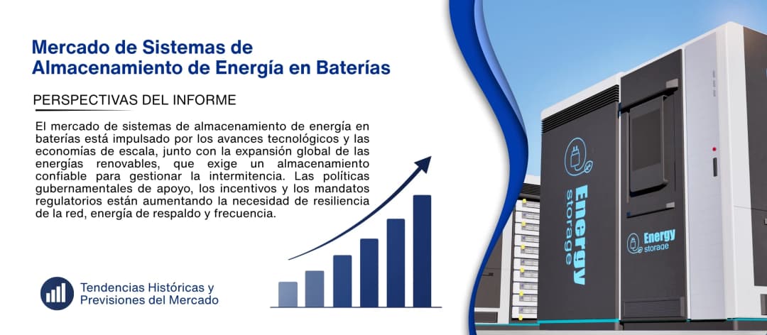 Informe del mercado de sistemas de almacenamiento de energia en baterias