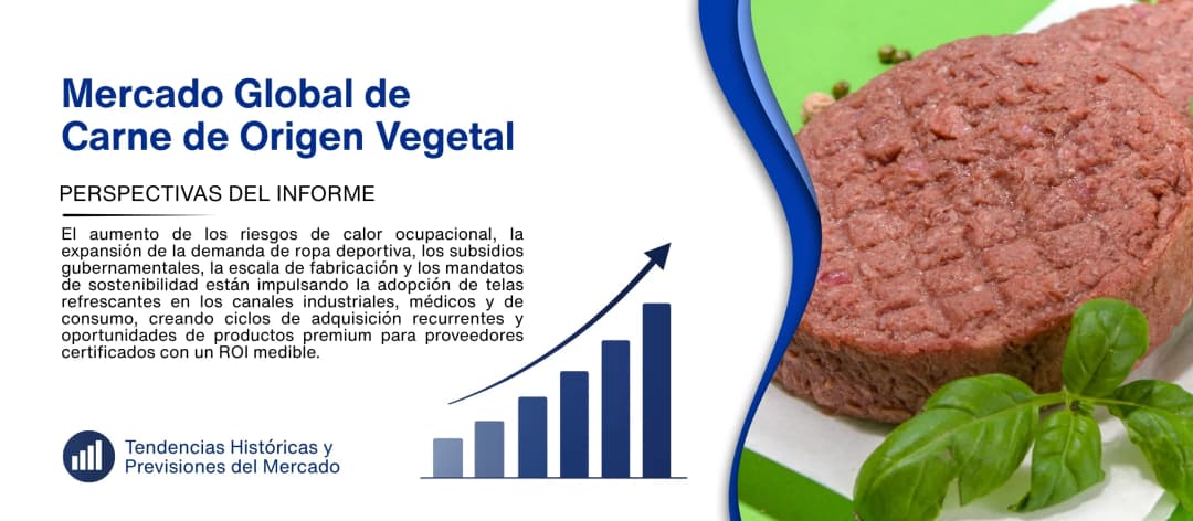 informe del mercado de carne de origen vegetal