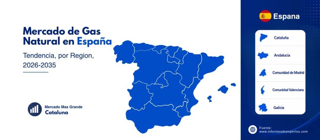 mercado de gas natural en espana region