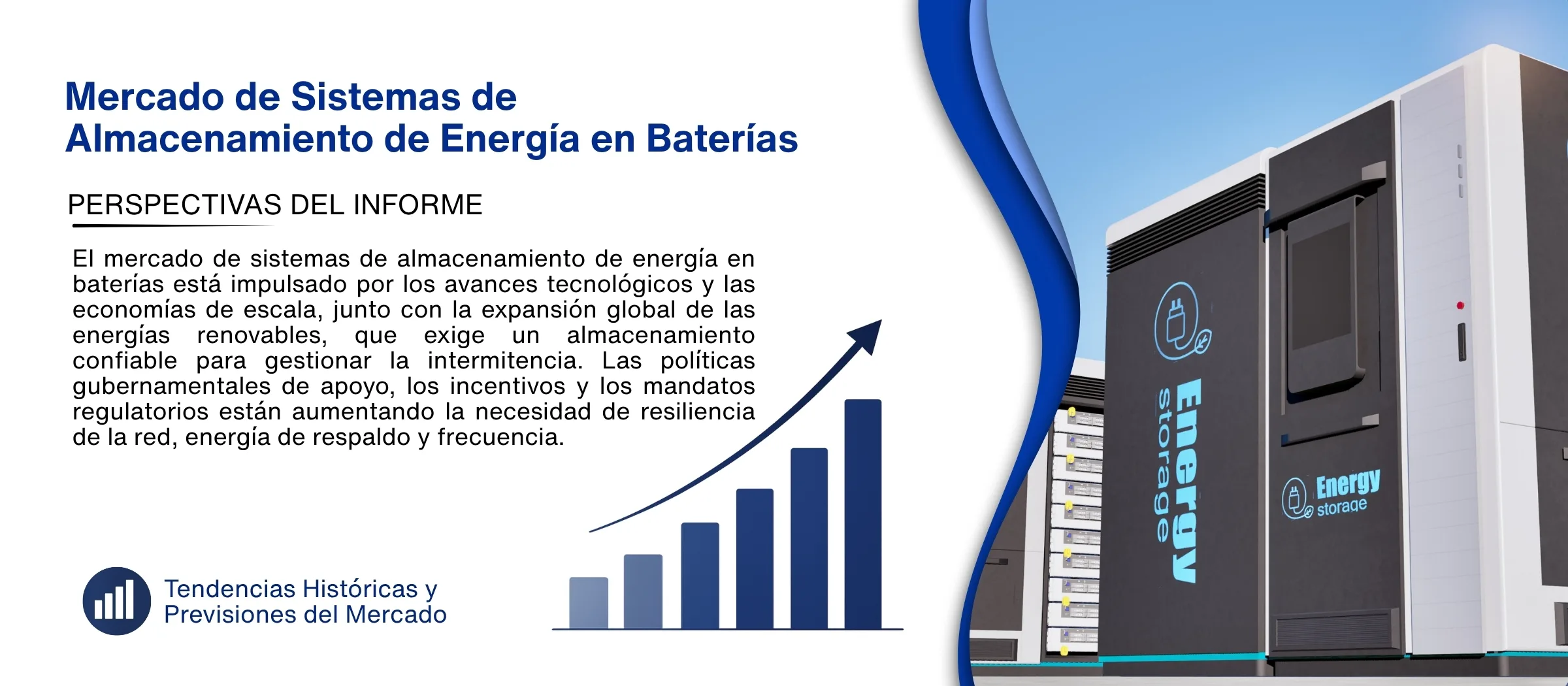 Informe del mercado de sistemas de almacenamiento de energia en baterias