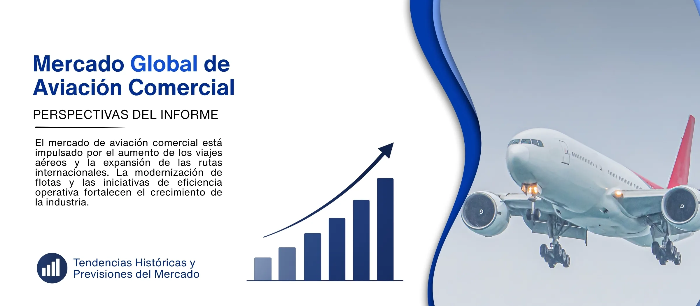 informe del marcado de aviacion comercial