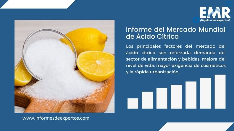 Mercado de Ácido Cítrico, Tamaño, Cuota, Informe 2024-2032