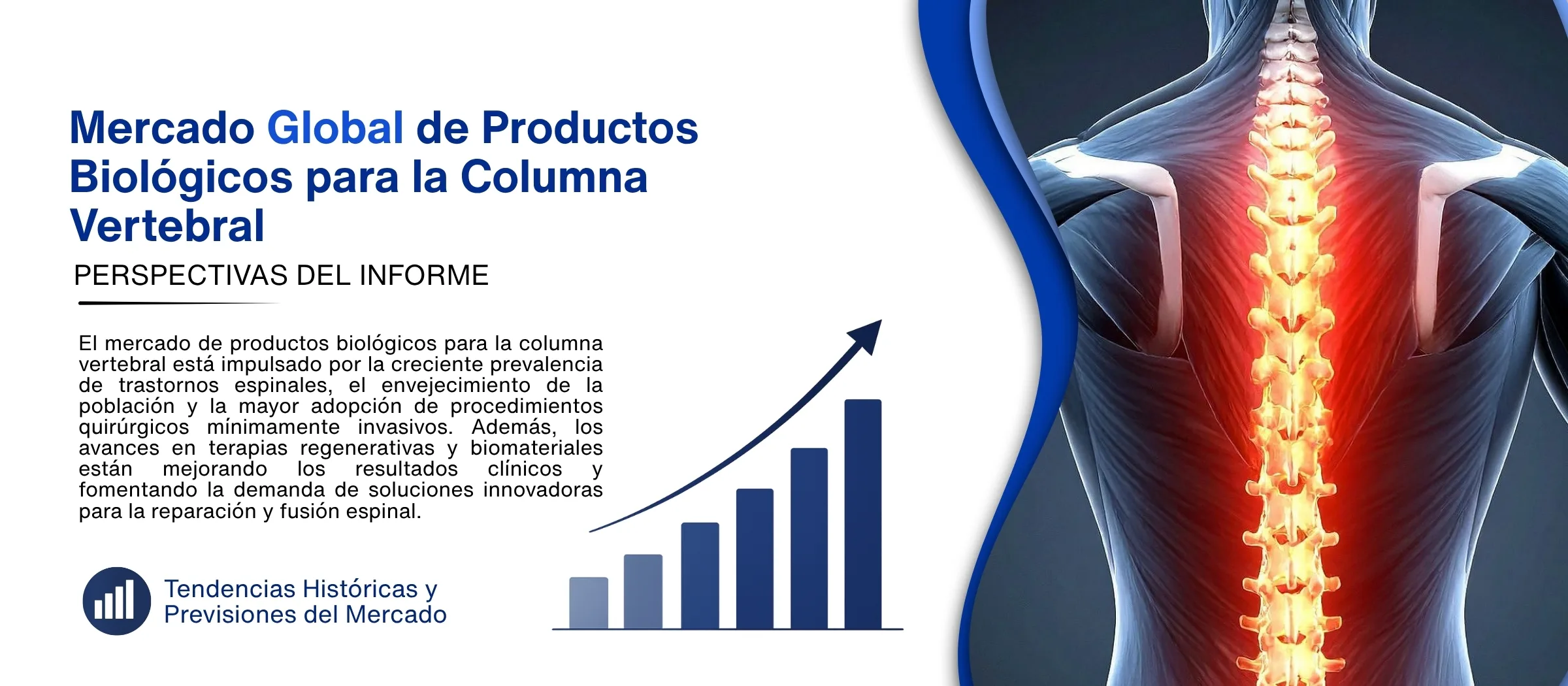 informe del mercado de productos biologicos para la columna vertebral