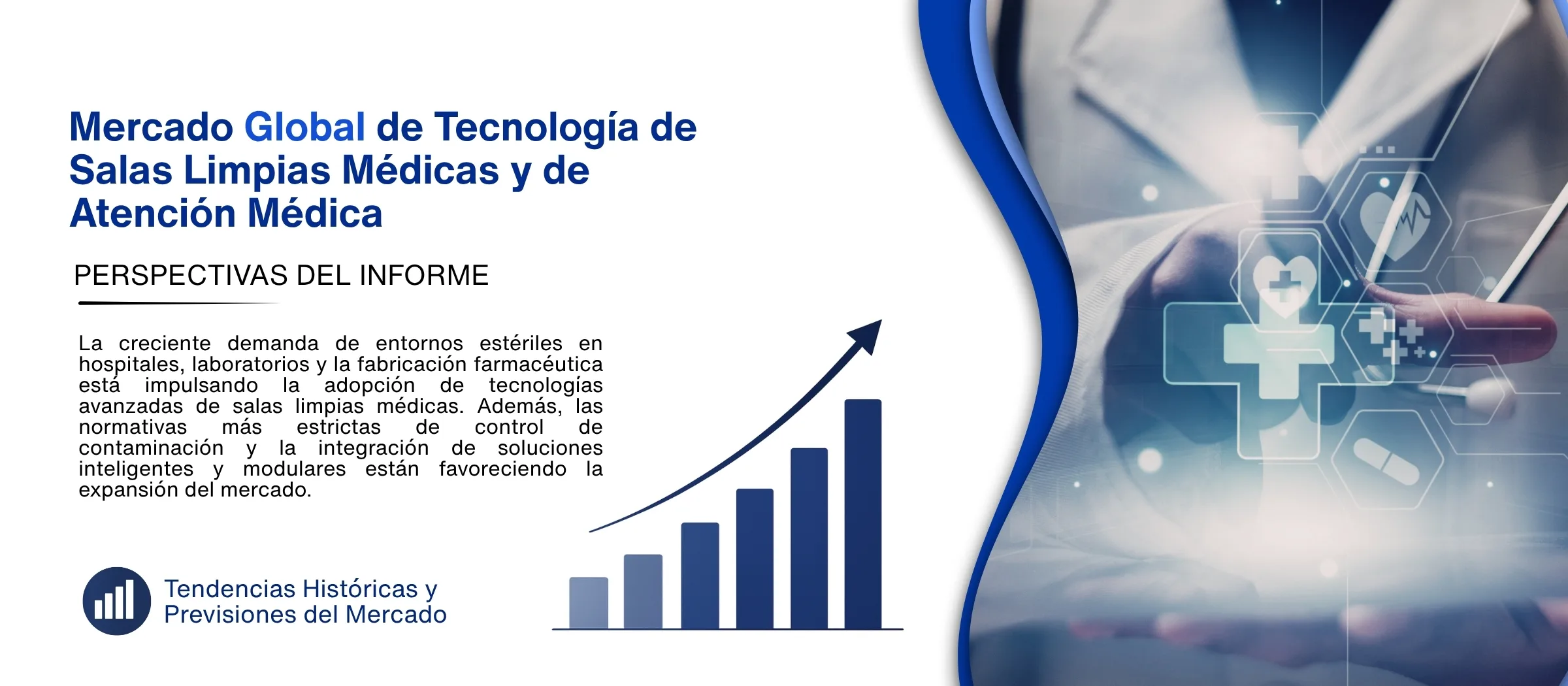 informe del mercado de tecnologia de salas limpias medicas y de atencion medica