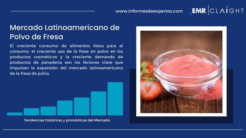 Informe del Mercado Latinoamericano de Polvo de Fresa