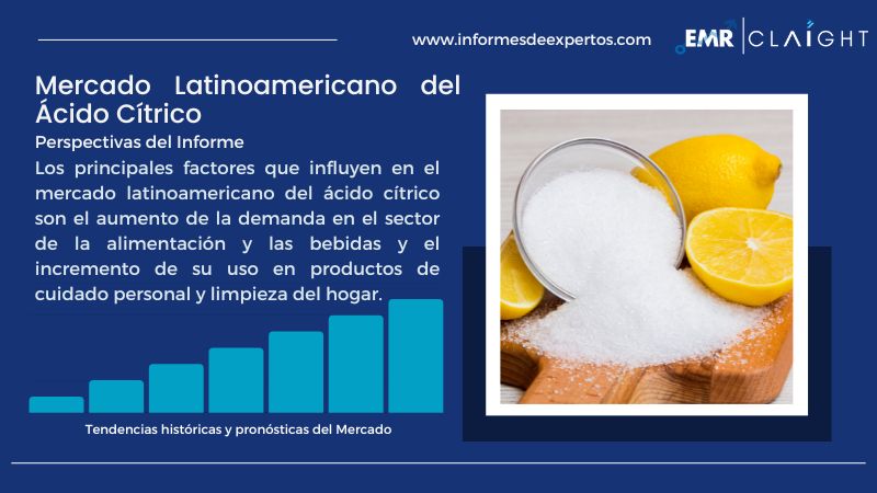 Mercado Latinoamericano del Ácido Cítrico, Informe, Análisis 2024-2032