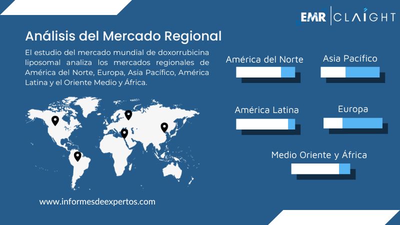 Mercado de Doxorrubicina Liposomal Region