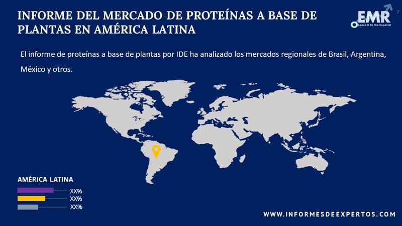 Mercado de Proteinas a Base de Plantas en America Latina Segmento Region