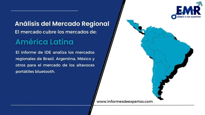 Mercado Latinoamericano de Altavoces Bluetooth Portátiles Region