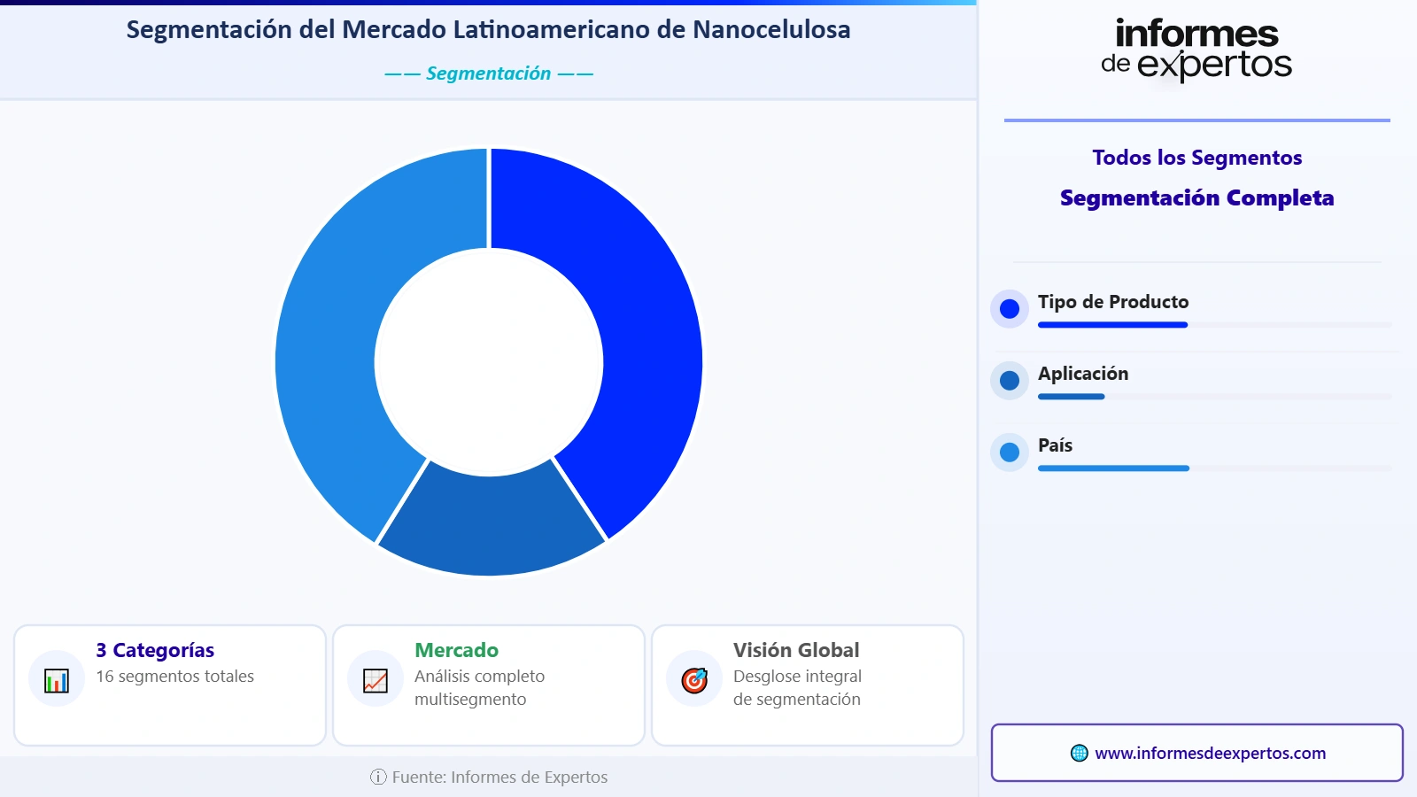 Segmento del Mercado Latinoamericano de Nanocelulosa
