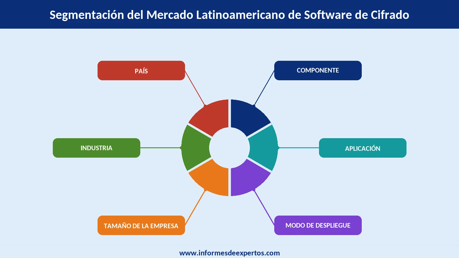 Mercado Latinoamericano de Software de Cifrado Segmento